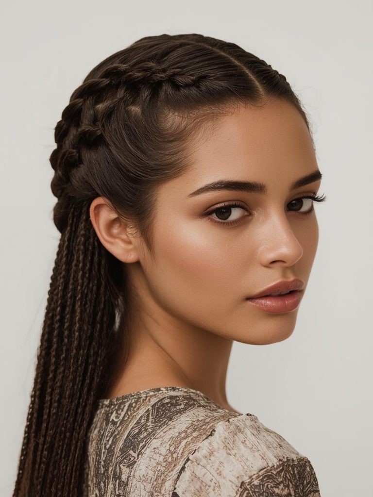 27. Hair Styles Braids Ideas: Infinity Braid