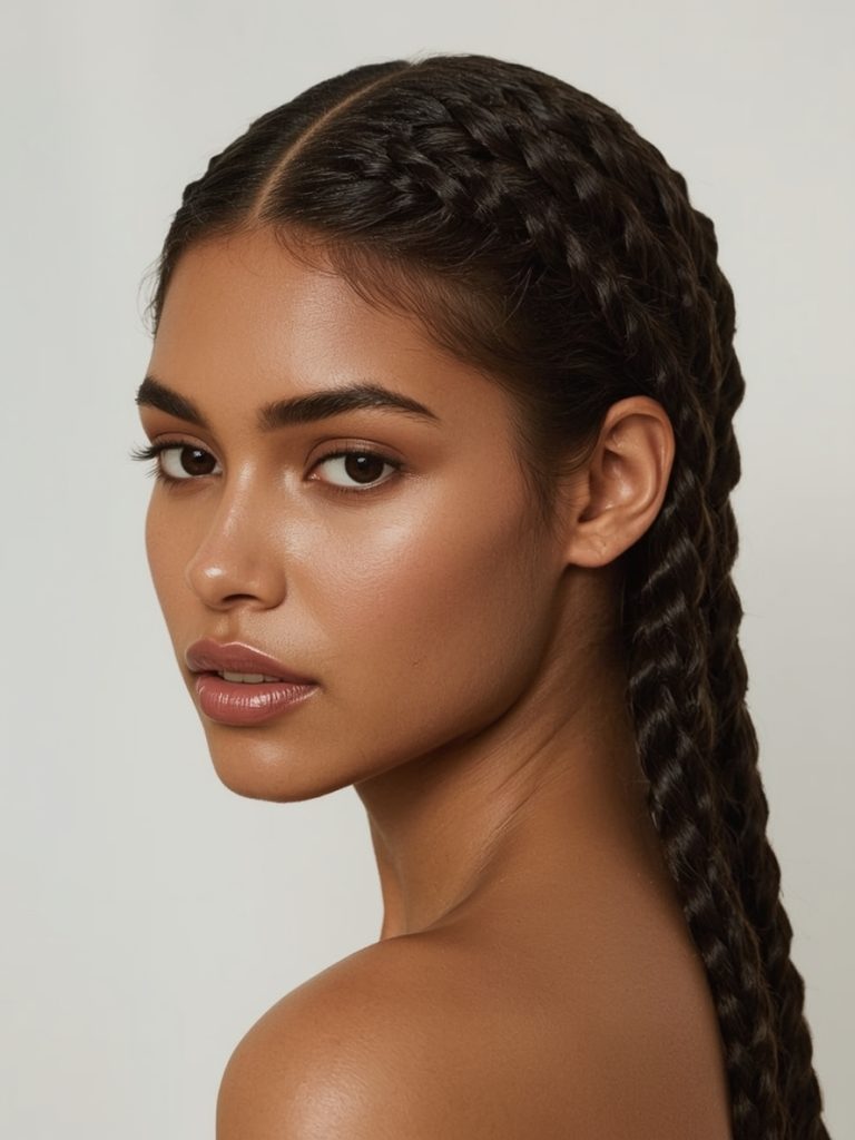26. Hair Styles Braids Ideas: Zig Zag Braid