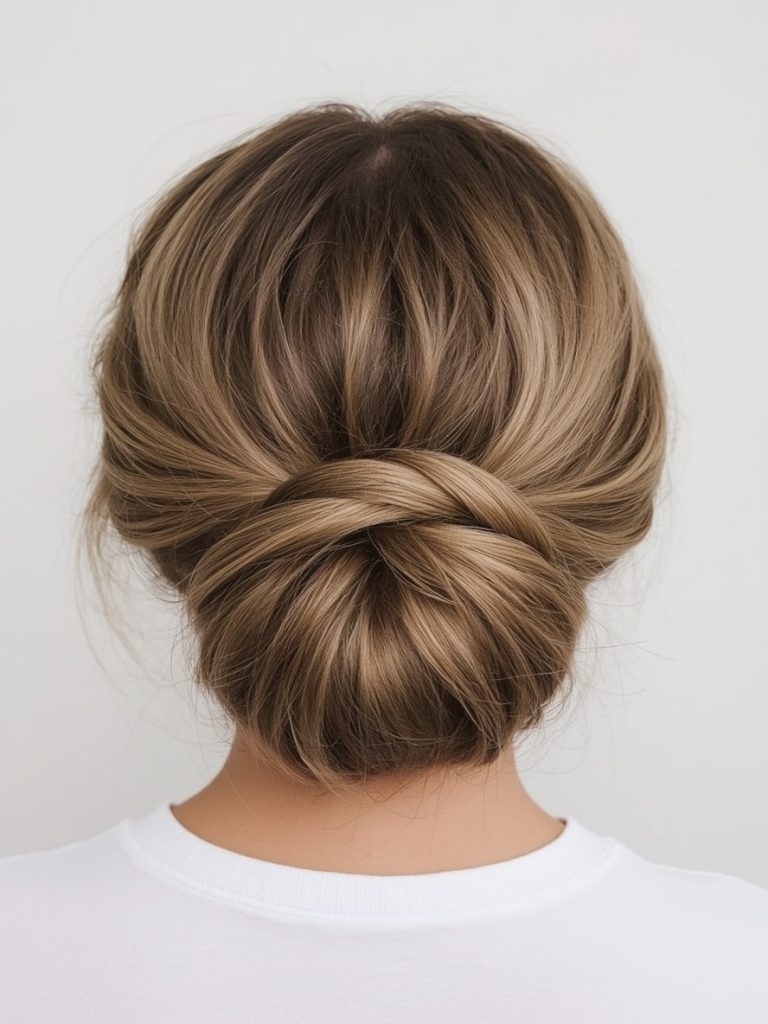 21. Hair Styles Braids Ideas: Braided Top Knot