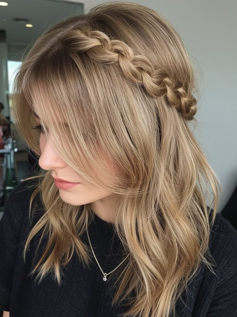 2. Hair Styles Braids Ideas: Dutch Braid