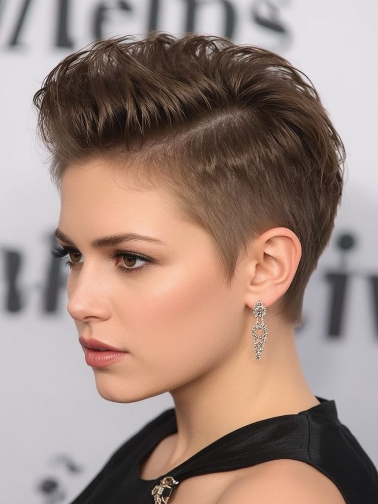 Short Messy Haircuts For Women: The Short Shag Fine Hair Over 50