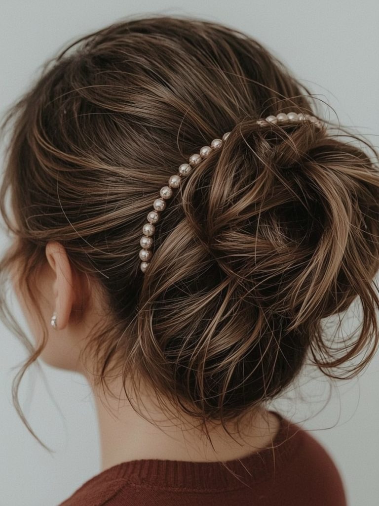 Hair Wrap Designs: The Button Bonanza