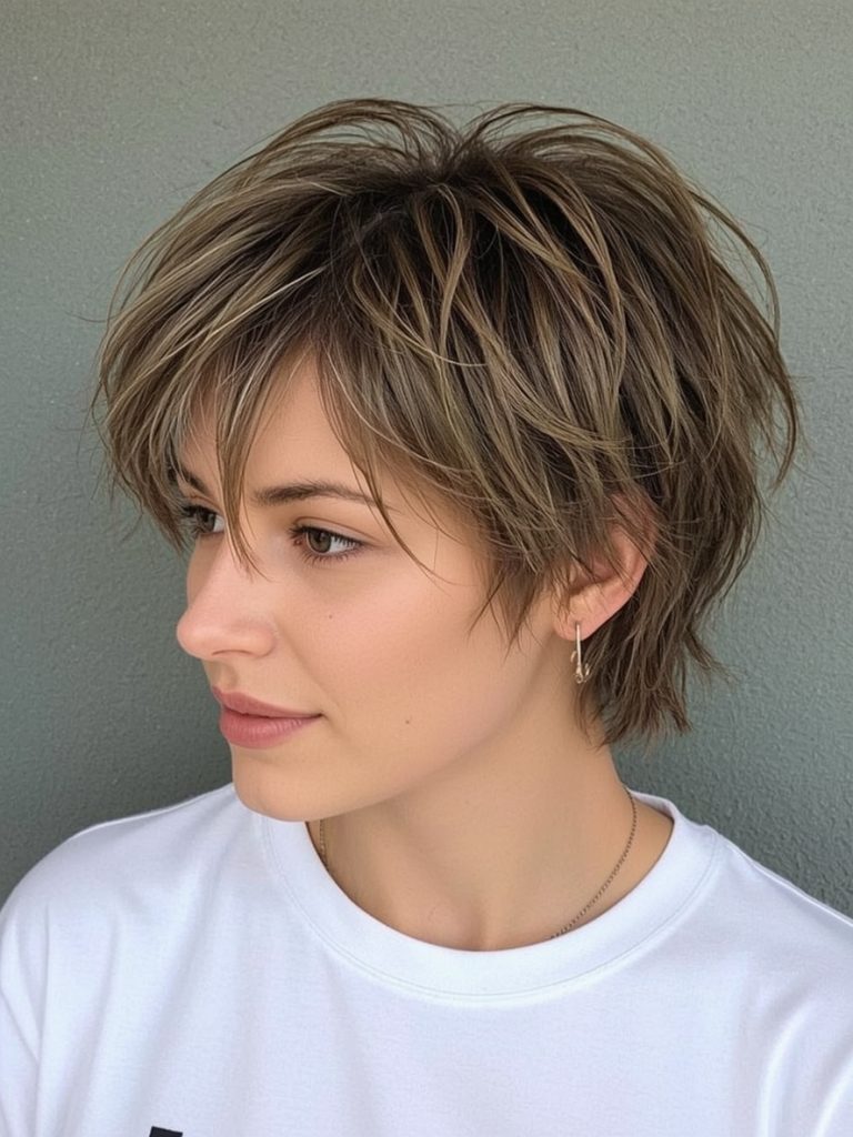 Short Messy Haircuts For Women: The Sleek Mess