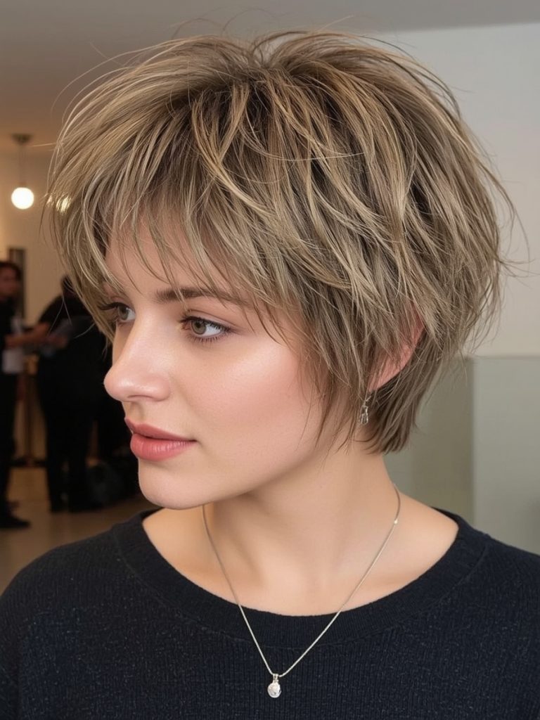 Short Messy Haircuts For Women: The Tousled Bob
