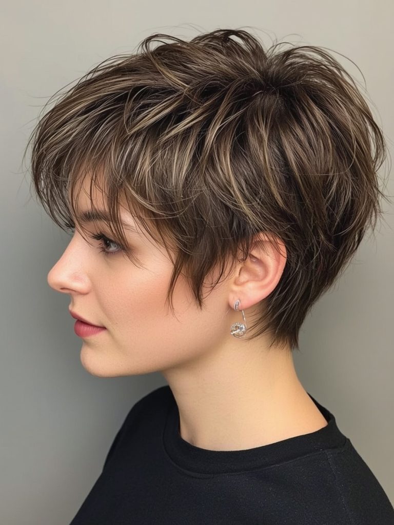 Short Messy Haircuts For Women: The Shaggy Pixie