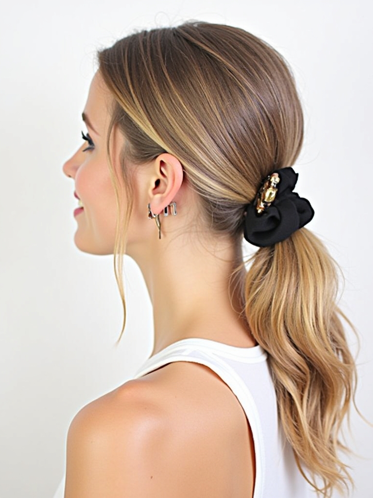 Hairstyles For School: Half-Up Space Buns