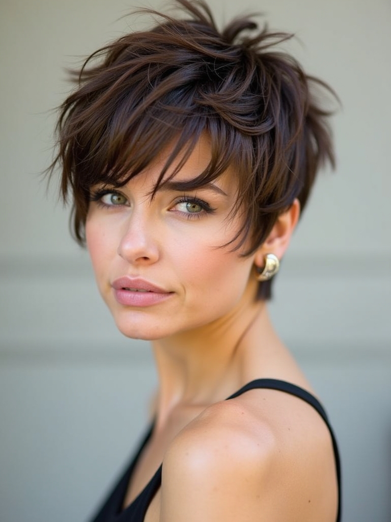 The Spiked Pixie: Short Pixie Haircuts for Black Women 50