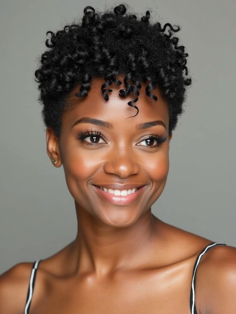 The Angled Pixie: Short Pixie Haircuts for Black Women 50