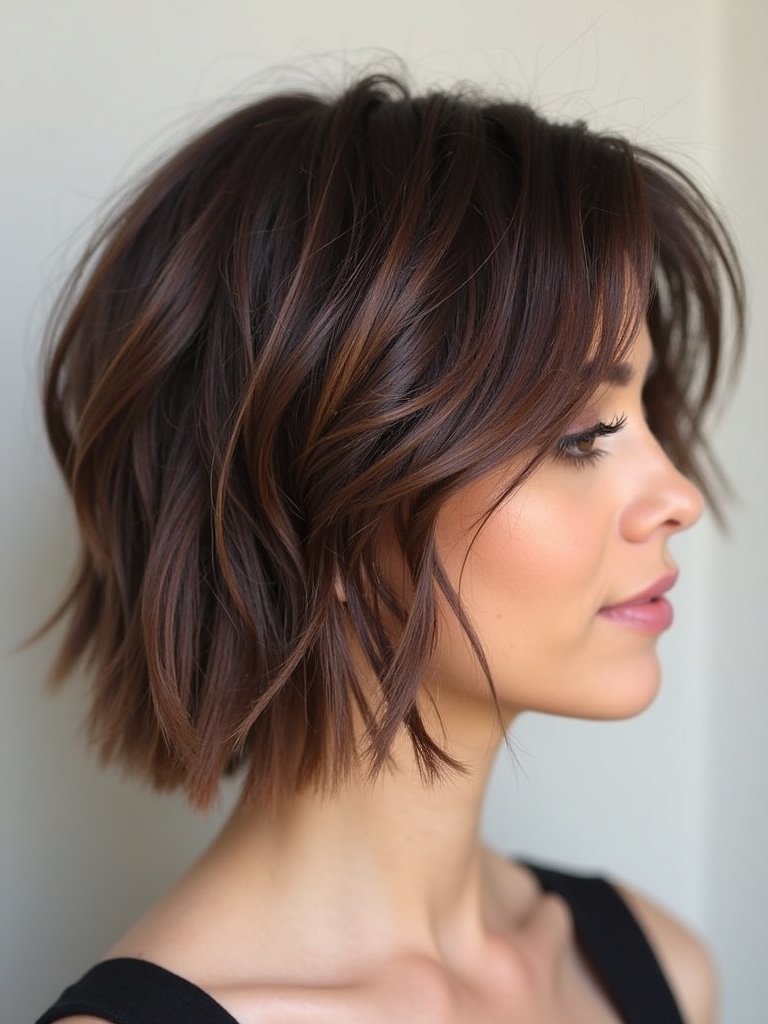 Collarbone Length Layered Waves