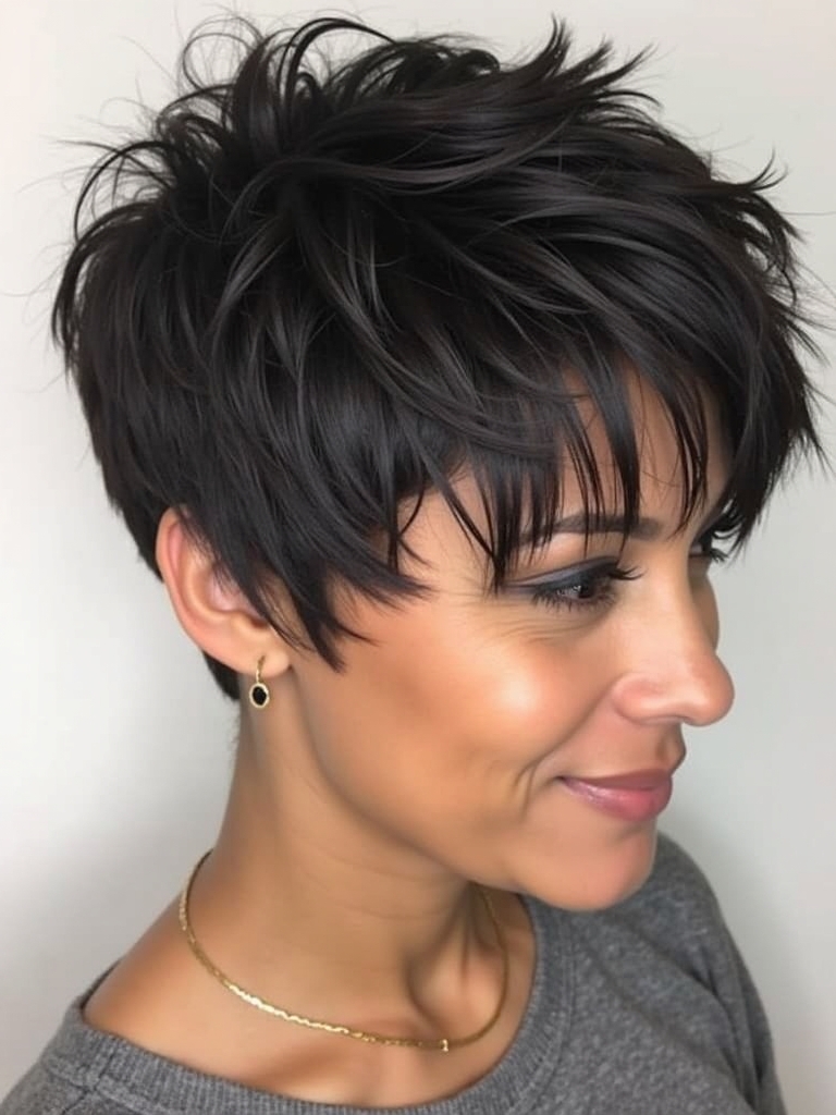 The Accessorized Pixie: Short Pixie Haircuts for Black Women 50