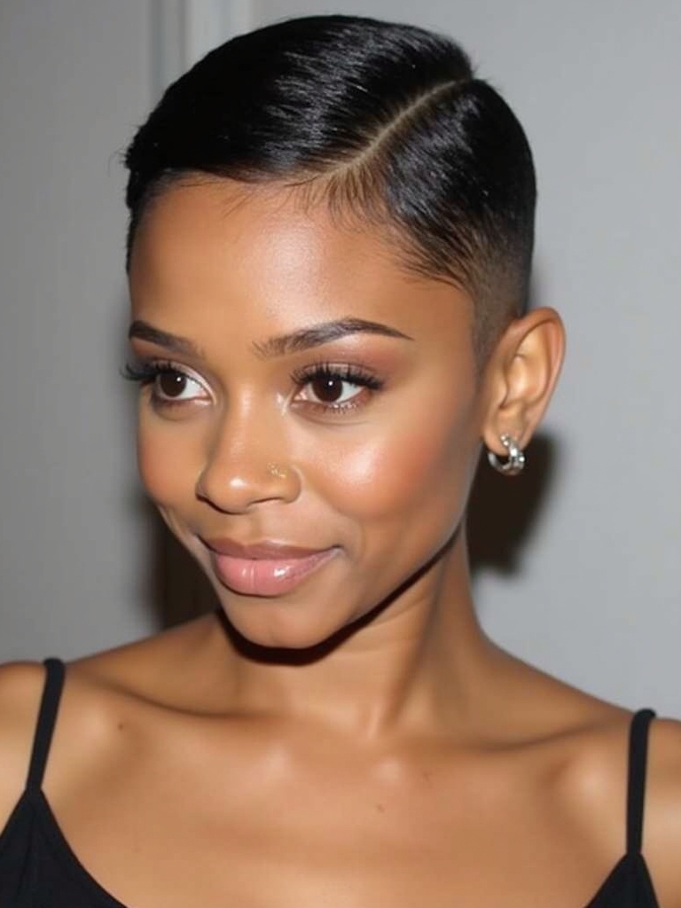 The Curly Top Pixie: Short Pixie Haircuts for Black Women 50