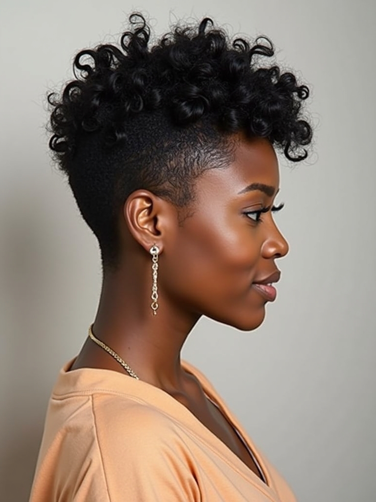 The Feathered Pixie: Short Pixie Haircuts for Black Women 50